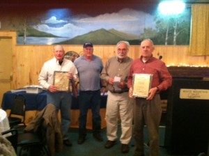 Bob(L) and Dick(R) receive Straight Forward's awards, 11/2013